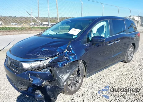 2022 Honda Odyssey Ex-L from USA, damaged, VIN 5FNRL6H72NB021475